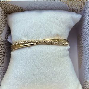 Charter Club Gold & Diamond Bangle- NWT